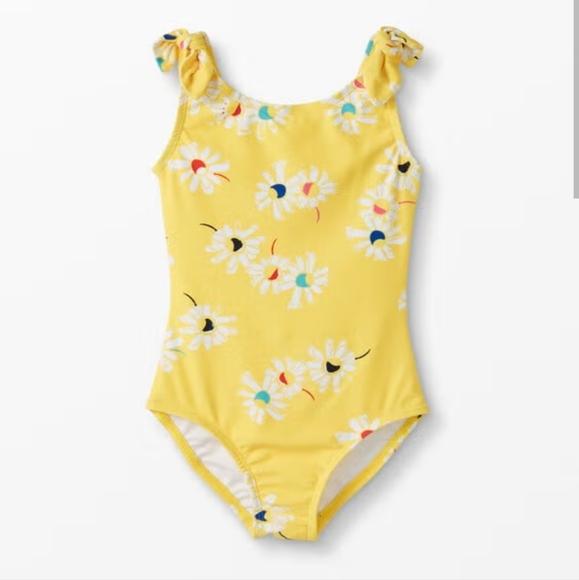 Hanna Anderrson Yellow Floral Swimsuit US 4 - Picture 1 of 8